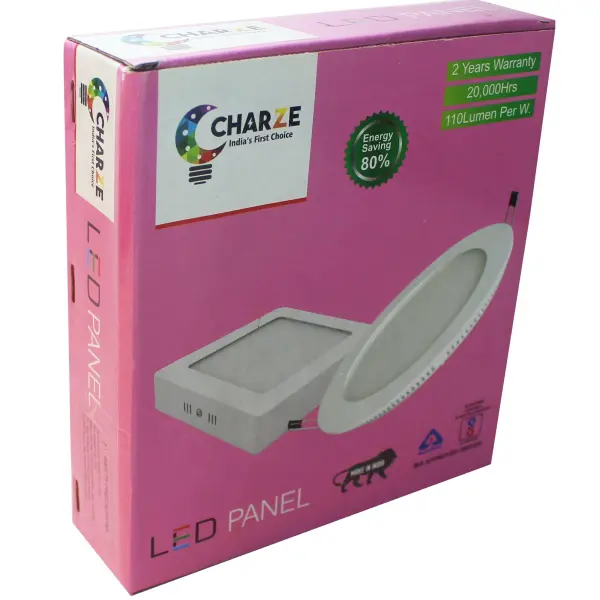 Charze 12wt Panel Light (3 in 1)