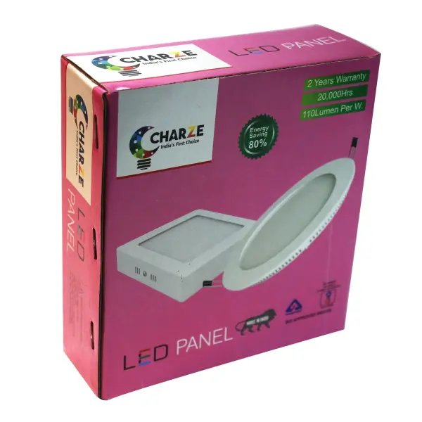 Charze 15wt Panel Light (Eco White & Warm White)