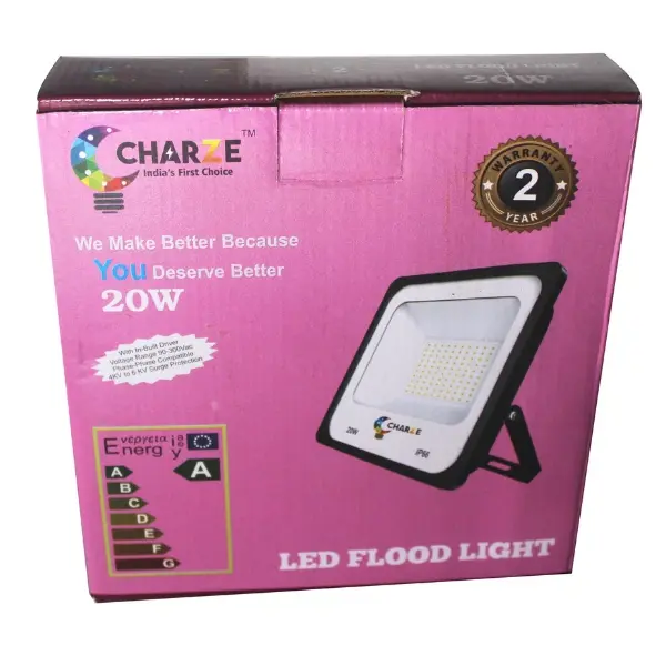 Charze 20W LED Flood Light (White)(ECO SERIES)
