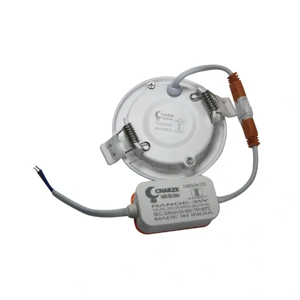 Charze Slim 3wt Panel Light (White, Natural White & Warm White)