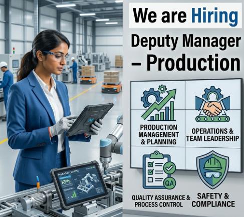 Deputy Manager – Production