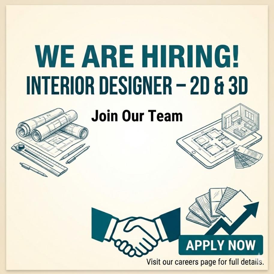 Interior Designer – 2D & 3D
