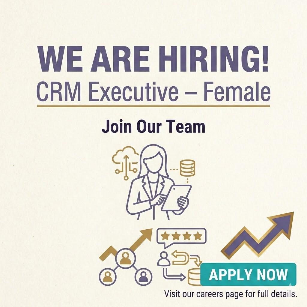 CRM Executive – Female