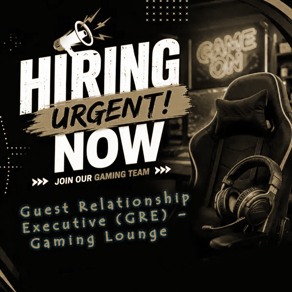 Guest Relationship Executive (GRE) – Gaming Lounge