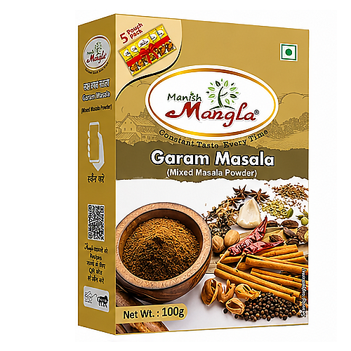 Garam Masala – 100g | Premium Aromatic Spice Blend | Rich Flavor & Strong Aroma | Perfect for Indian Cooking & Curries