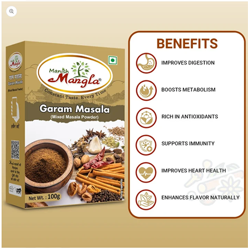 Garam Masala – 100g | Premium Aromatic Spice Blend | Rich Flavor & Strong Aroma | Perfect for Indian Cooking & Curries - Image 3