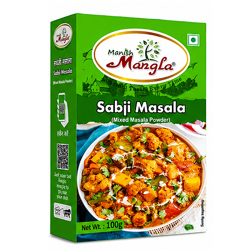 Sabji Masala – 100g | Complete Spice Mix for Everyday Cooking | Rich & Aromatic Flavor | Fresh & Flavorful