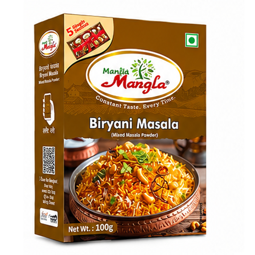 Biryani Masala – 100g | Rich & Aromatic Spice Blend | Perfect for Veg & Chicken Biryani | Authentic Flavor & Strong Aroma