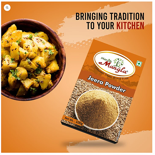 Daily Use Spices Combo – Jeera Powder, Black Pepper, Garam Masala, Kitchen King, Amchoor & Kashmiri Mirch | Essential Masala Pack for Everyday Cooking - Image 4