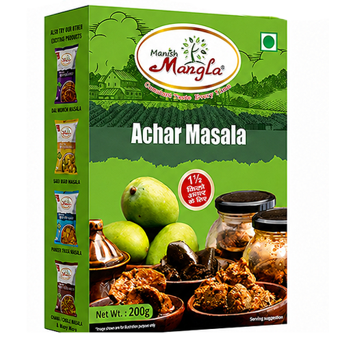 Aam Achar Masala – Authentic Pickle Spice Mix | Perfect Blend for Mango Pickle | Rich Flavor & Traditional Taste | Hygienically Packed 500g