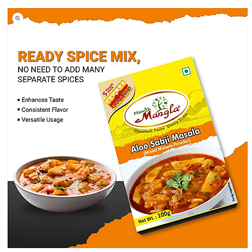 Aloo Puri Combo – Bedmi Puri Mix & Aloo Sabzi Masala | Complete Breakfast Combo | Authentic Delhi-Style Taste | Just Add Water & Cook - Image 2