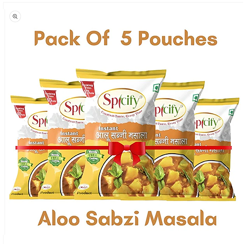 Spicify Aloo Sabzi Masala (Pack Of 5) | Instant Spices - Image 3