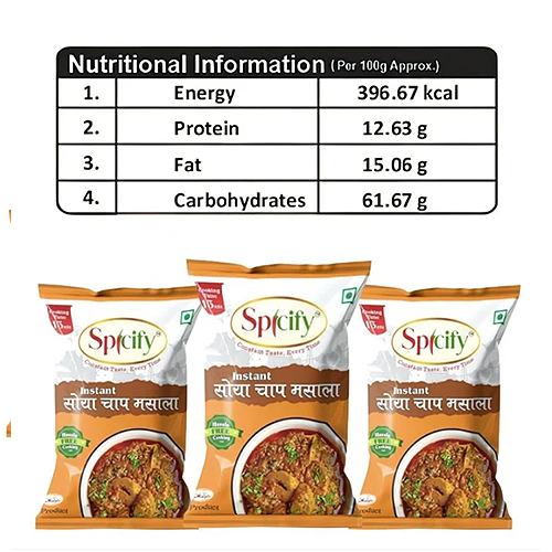 Spicify Soya Chaap Masala 20g (Pack Of 5) | Instant Spices - Image 3