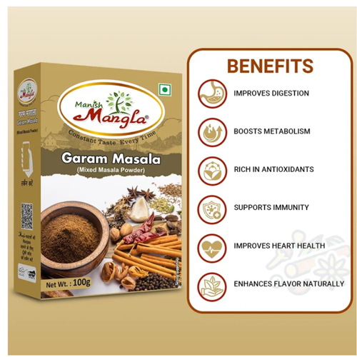 Garam Masala – 100g | Premium Aromatic Spice Blend | Rich Flavor & Strong Aroma | Perfect for Indian Cooking & Curries - Image 3