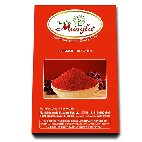 Manish Mangla Kashmiri Mirch Powder – 100g | Rich Natural Red Colour | Mild Spice | Perfect for Curries, Tandoori & Indian Cooking - Image 3