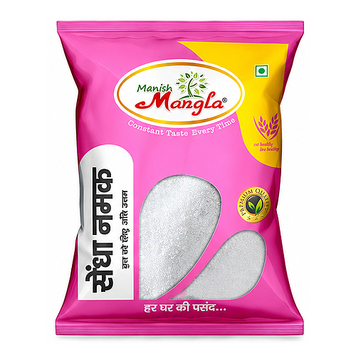 Manish Mangla Sendha Namak – Premium Rock Salt | Vrat Special | Natural & Unrefined | Fasting Salt 200g