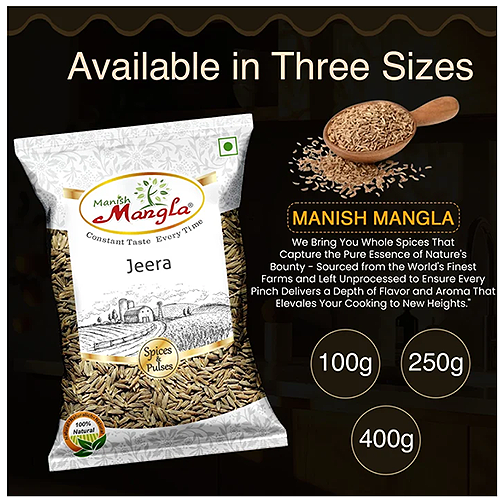 Whole Jeera (Cumin Seeds) – 100g | Fresh & Aromatic Sabut Jeera | Rich Flavor & Strong Aroma | Perfect for Tadka & Indian Cooking 100g - Image 5