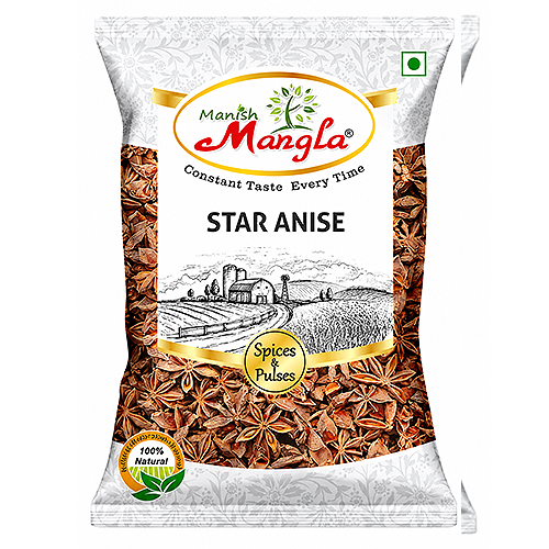 Star Anise (Chakra Phool) 20g – Premium Whole Star Anise | Rich Aroma & Distinct Flavor | Perfect for Biryani, Curries, Tea & Spice Blends | Hygienically Packed