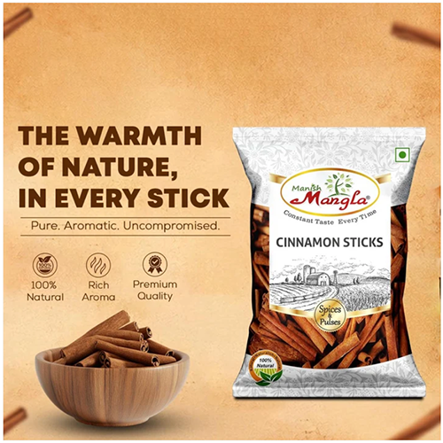 Cinnamon Sticks (Dalchini) – Premium Whole Cinnamon | Rich Aroma & Warm Sweet Flavor | Perfect for Tea, Biryani, Desserts & Indian Cooking | Hygienically Packed 50g - Image 5