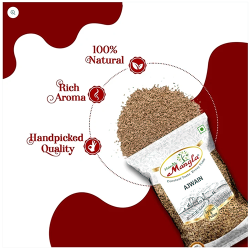 Ajwain (Carom Seeds) – Premium Whole Ajwain | Strong Aroma & Authentic Flavor | Perfect for Parathas, Tadka & Indian Cooking | Hygienically Packed - Image 4