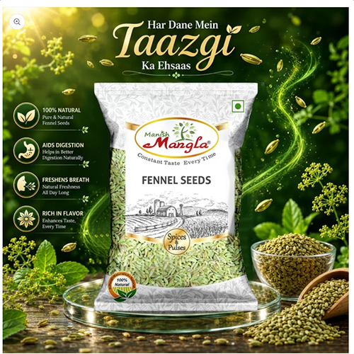 Fennel Seeds (Saunf) – Premium Whole Fennel Seeds | Sweet Aroma & Refreshing Flavor | Perfect for Mouth Freshener, Tea & Indian Cooking | Hygienically Packed 50g - Image 4