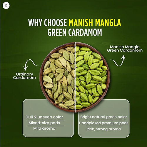 Green Cardamom (Hari Elaichi) – Premium Whole Cardamom | Rich Aroma & Sweet Flavor | Perfect for Tea, Sweets & Indian Cooking | Hygienically Packed 50g - Image 4