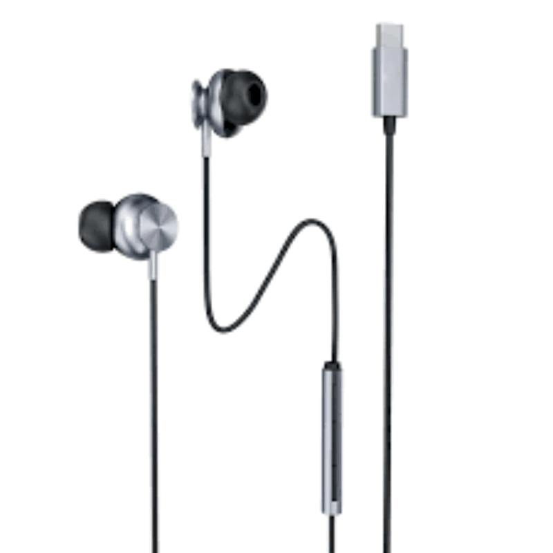 Wired Earphones: 14mm Drivers, Built-in Mic & Volume Control
