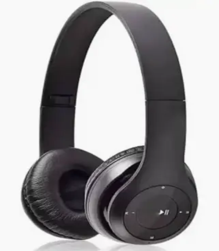 Gaming Wireless Over-Ear Headphones with Mic (Black)