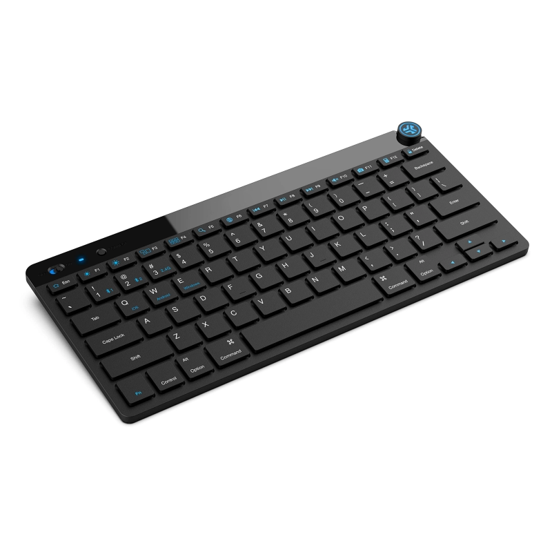 Wireless Keyboard: Bluetooth & USB Compact Design