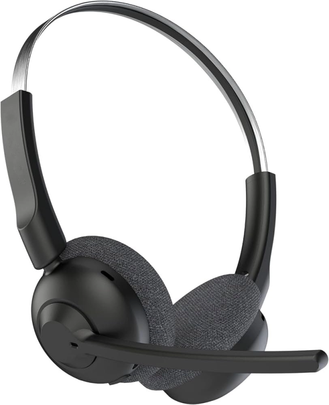 Work Pop Wireless Headset - On-Ear, Black