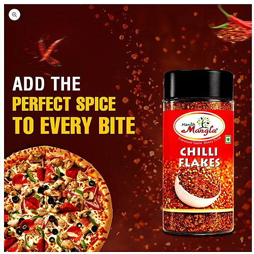 Chilli Flakes – Crushed Red Chilli | Spicy & Bold Flavor | Perfect for Pizza, Pasta, Snacks & Seasoning | Hygienically Packed - Image 4