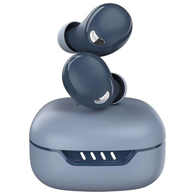 TWS Earbuds - 45H Playtime, Quad Mic ENC, Low Latency (Dusk Blue)