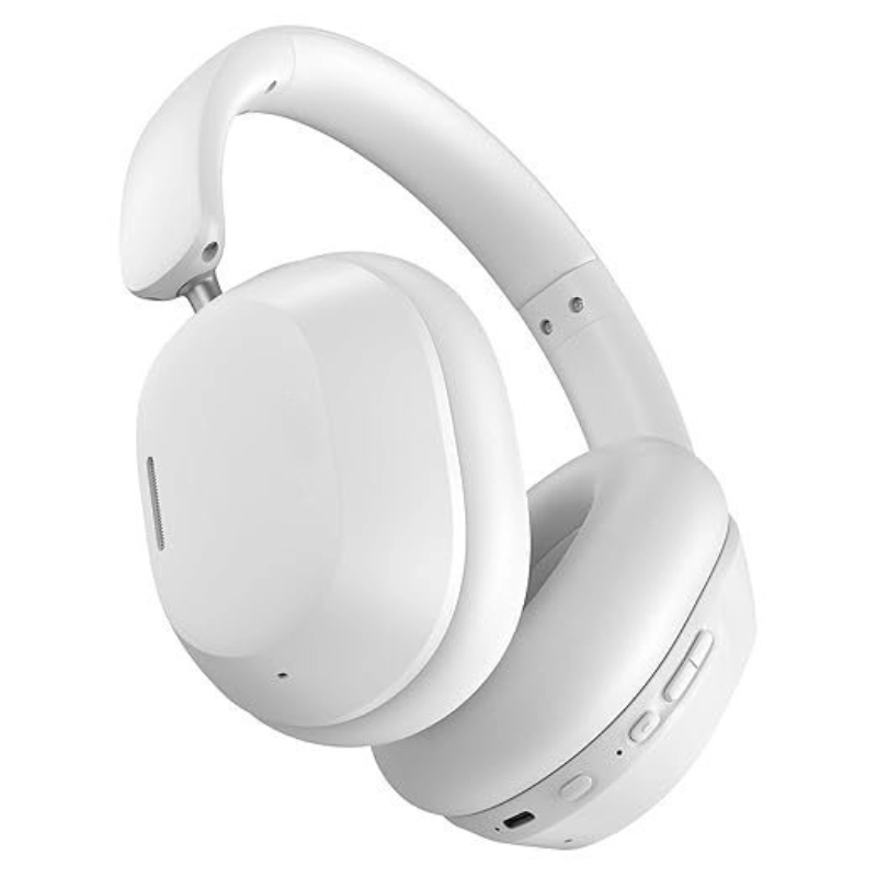 Newly Launched Airwave Max 5 Wireless Over-Ear Headphones with Adaptive Hybrid ANC (up to 50dB), HFA Tech, 80H Playtime, Dual Pairing(Calm White)