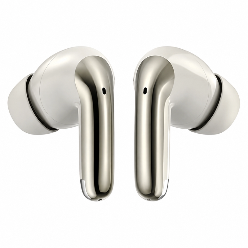 Newly Launched Buds Verve 2 in-Ear True Wireless Earbuds with Chrome Finish, 50H of Playtime, Quad Mic with ENC, 13Mm Driver, Instacharge(10 Min=200 Min), BT V5.3(Stone Beige)