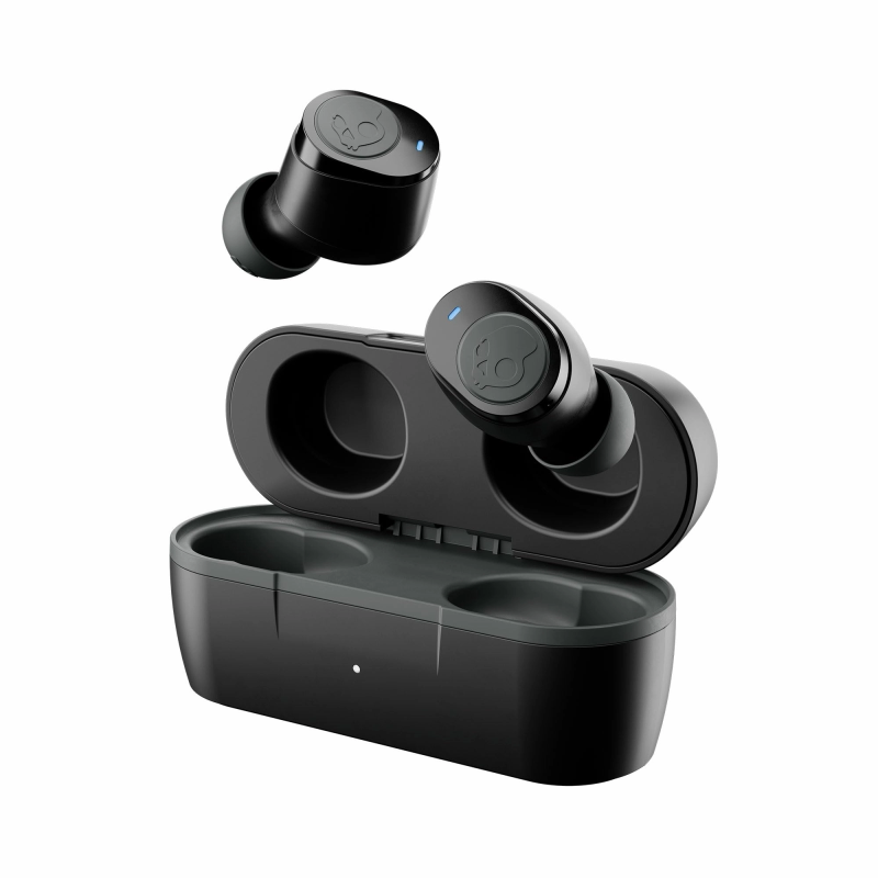 Wireless Earbuds, 32 Hr Battery, Microphone, Works with iPhone Android and Bluetooth Devices - Black