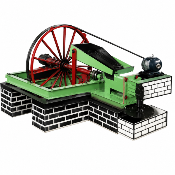 Pipe Type (Nalidar) Coal Brequetting Machine