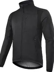 Winter Liner for Riding Jacket Quilted Water Resistant Full Sleeved Thermal Running Softshell Windbreaker Jackets (M, Black)