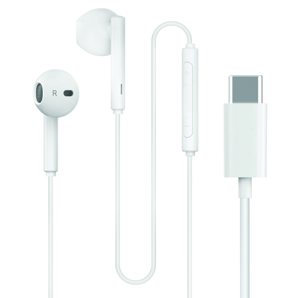 Conch Theta C Type C Wired Earphones with Mic - White