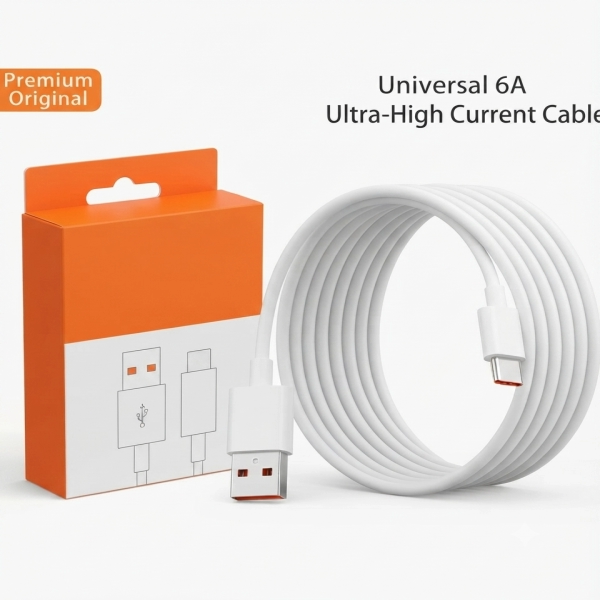 120W Fast Charging USB-C Cable | 6A | 1 Meter