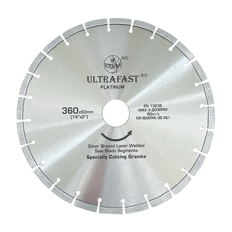 LASER WELDED BLADE FOR ROAD CUTTING