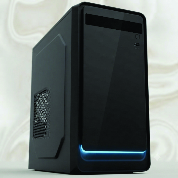 i7 3rd Generation Computer Desktop PC CPU H61,8GB-DDR3 RAM,Super Fast 1 TB SSD and Basic Software Installed - Black