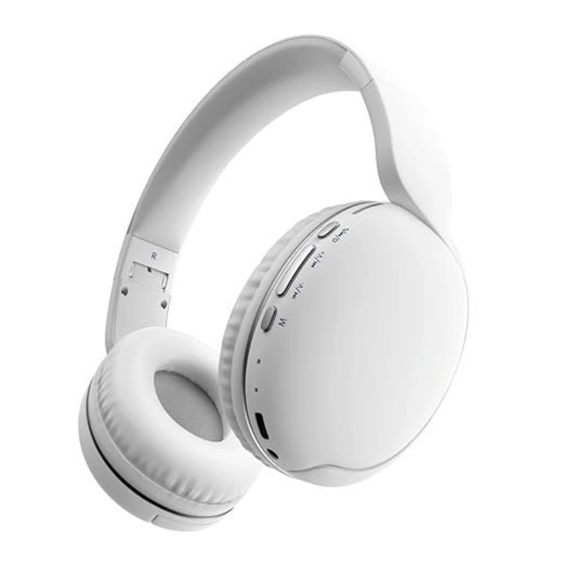 Headphones with 50 Hours Playtime, Low Latency(up to 40ms), 4 Play Modes, Dual Pairing, BT v5.3 (Calm White)