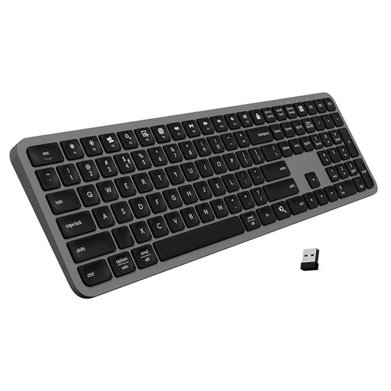 Keyboard for Laptops, PCs, and USB-Compatible Devices | UV-Coated, Long-Lasting, Anti-Fade Keys | Spill-Resistant Design | Multimedia Keys | Comfortable Typing (Black)