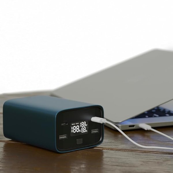 100W 27000mAh Laptop Power Bank - 4-in-1 Fast Charging