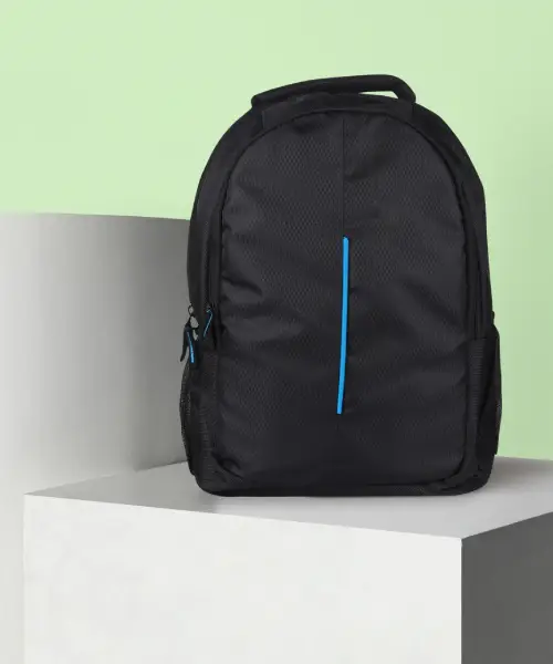 Medium Black Laptop Backpack 27L - College/Office Use