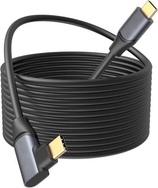 10ft USB C Link Cable for Quest 2/Pro, 5Gbps High-Speed Data & Fast Charging (Black)