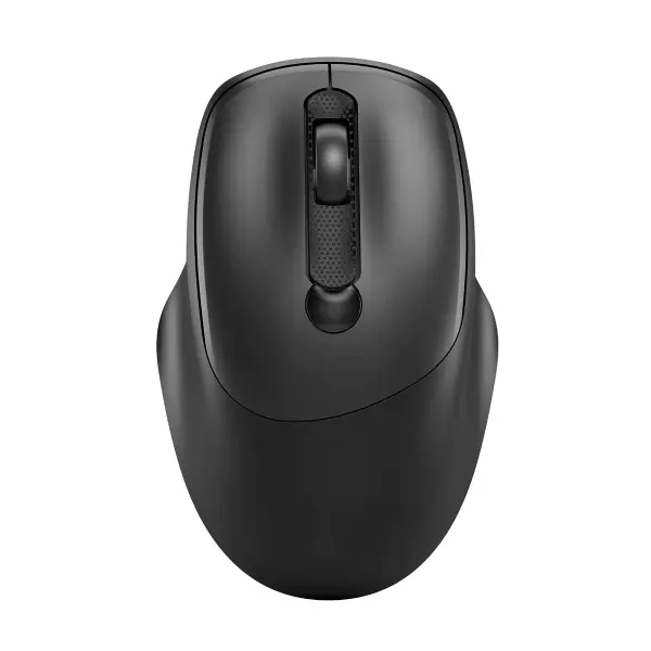Wireless Mouse: Dual Mode, Rechargeable, 3200 DPI (Black)