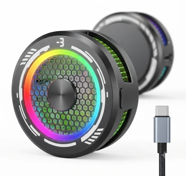 MAG V1 semiconductor Magnetic Mobile Cooler |15W | RGB Lights| with Clip  Gaming Accessory Kit??(Black, For Android, iOS)