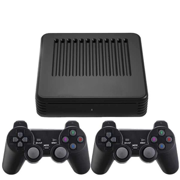Game Box HD 4k Super Console Video Game Box 10+ Emulator 10000+ Retro Games with Tv Box 9.0 Android System Wireless Controller Multicolor