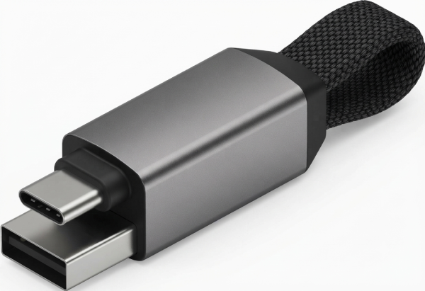 Rolling Square 6 Portable Keychain Charger Cable,6-In-1 Multi Charging Cable,Mercury Gray, USB